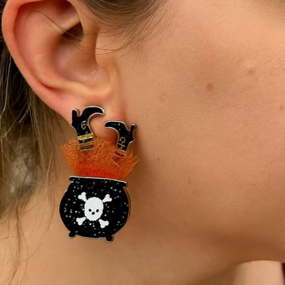 Halloween Witches Brew Earrings